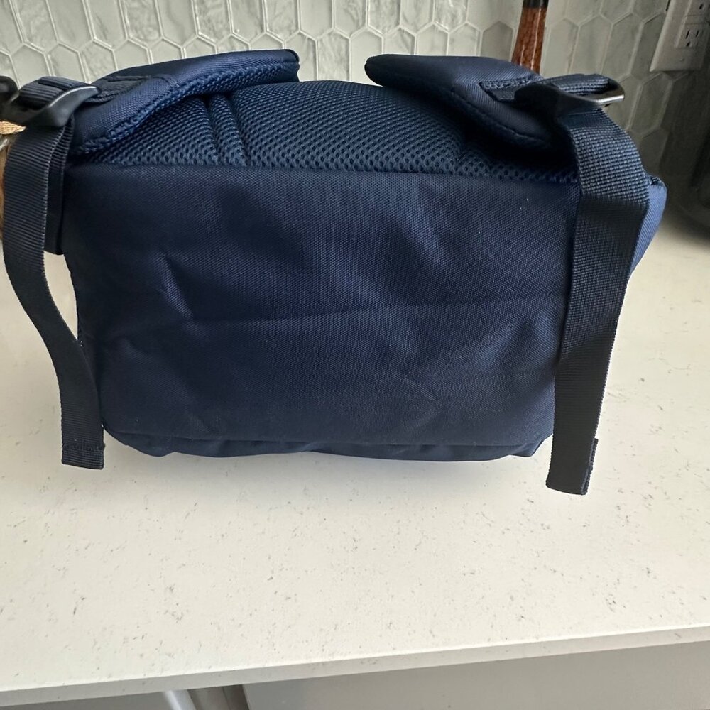 Bella Russo Navy Blue Backpack With Multiple Pockets & Mesh Side Compartments Fo - Picture 9 of 9